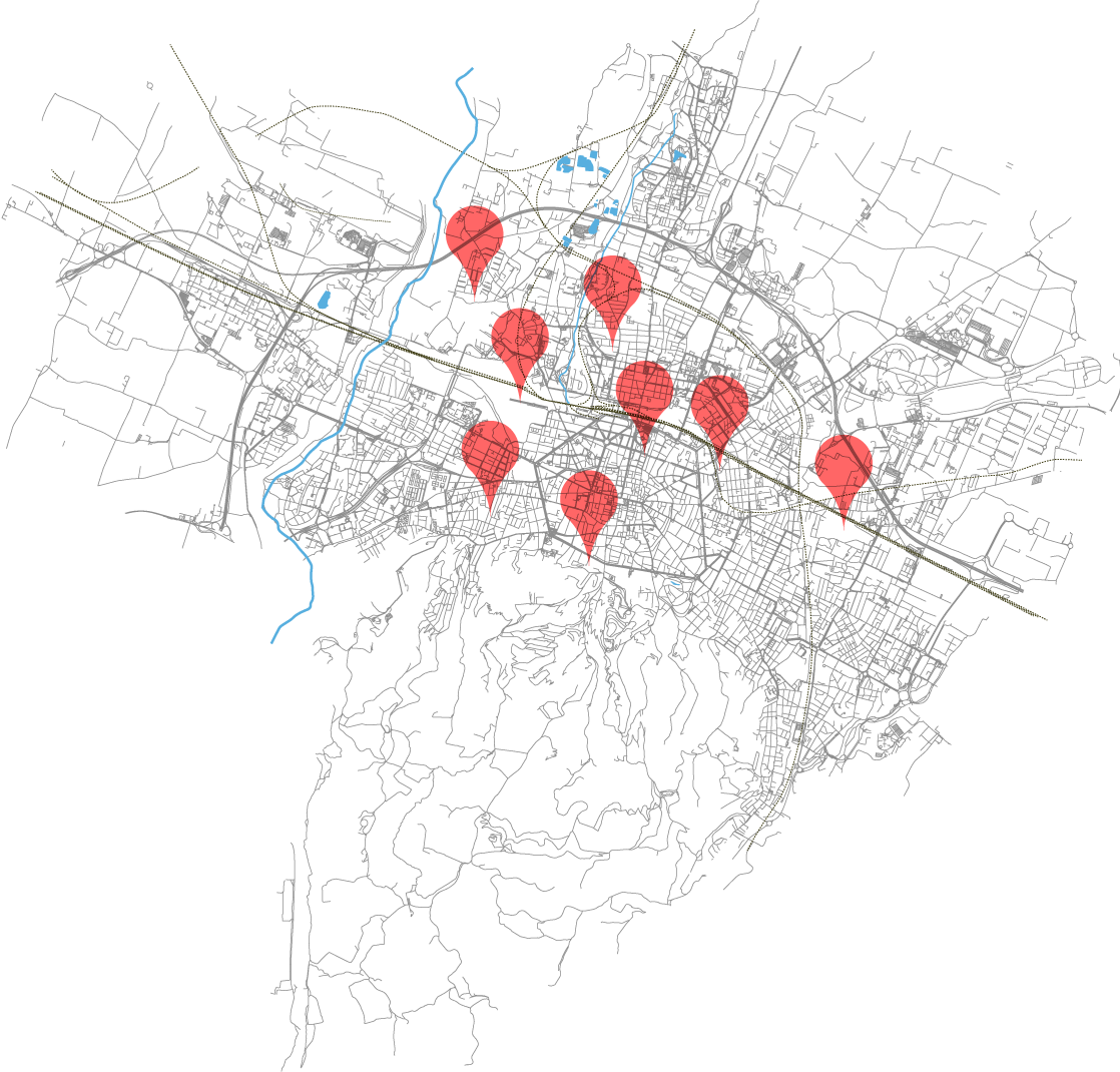 mappa piano abitare